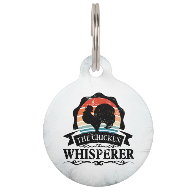 The Chicken Whisperer Funny Pet Tag (Front)