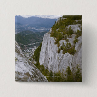 The "Chief" Arial View in Squamish 2 Inch Square Button