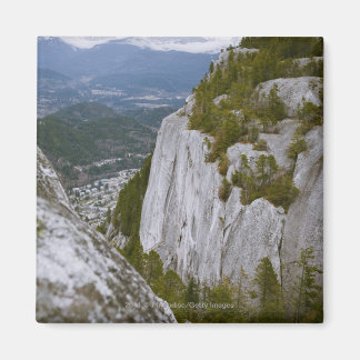 The "Chief" Arial View in Squamish Magnet