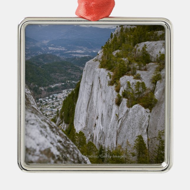 The "Chief" Arial View in Squamish Metal Ornament (Front)