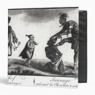 The Chief of the Savages Scalping his Enemy Binder