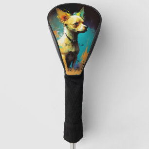 The Chihuahua Dog - Composition 006 Golf Head Cover