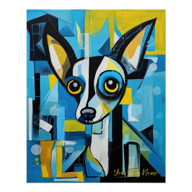 The Chihuahua Dog Portrait 004 - Sable Gabriel Poster (Front)