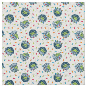 The Child   Christmas Lights Pattern Fabric