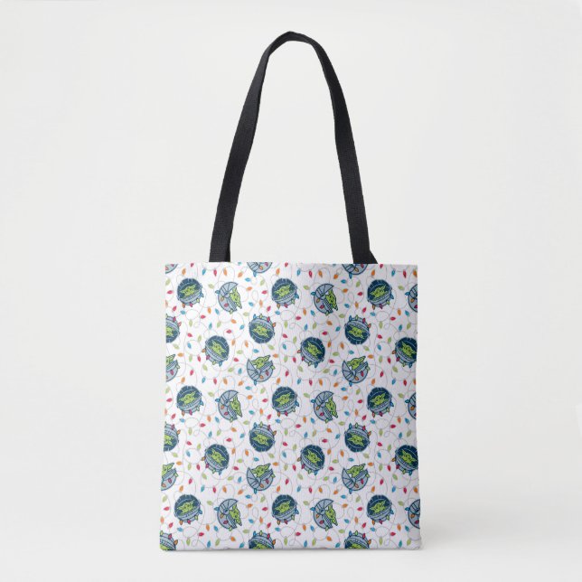 The Child | Christmas Lights Pattern Tote Bag (Front)