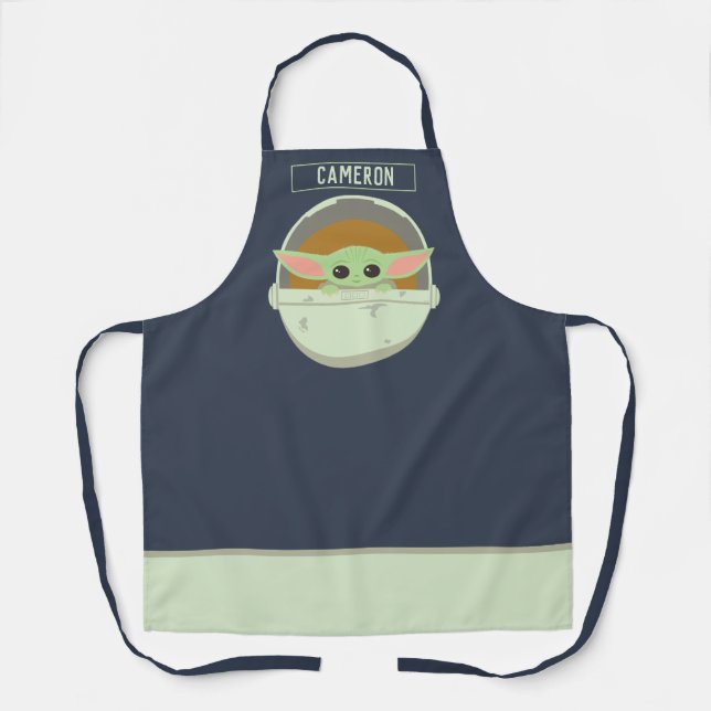 The Child Cute Bassinet Artwork Apron (Front)
