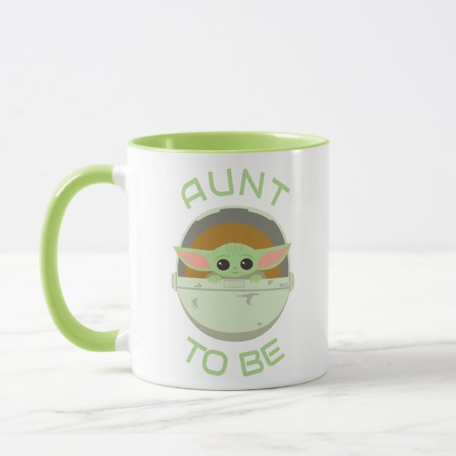 The Child Cute Bassinet Artwork | Aunt To Be Mug (Left)