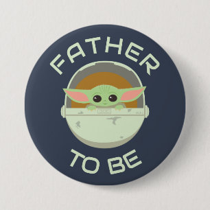 The Child Cute Bassinet Artwork Daddy To Be 3 Inch Round Button