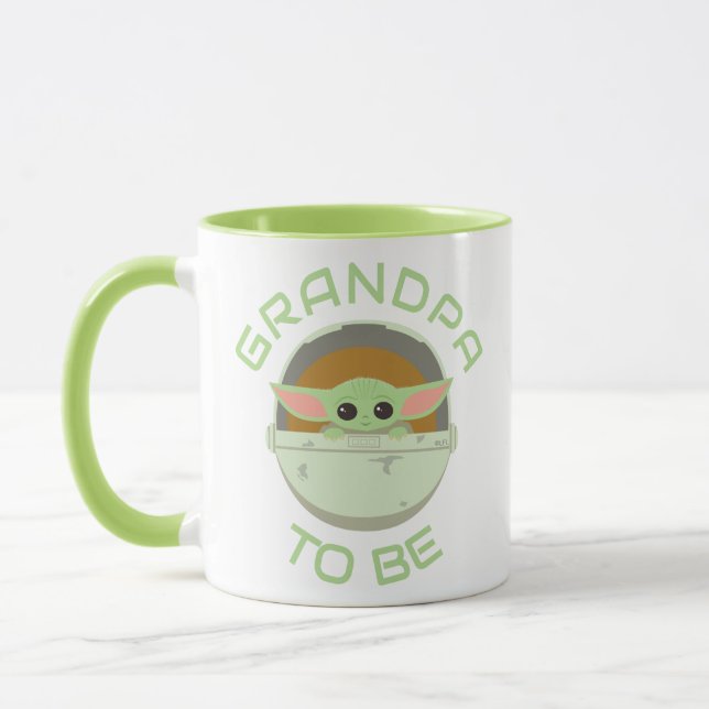 The Child Cute Bassinet Artwork | Grandpa To Be Mug (Left)