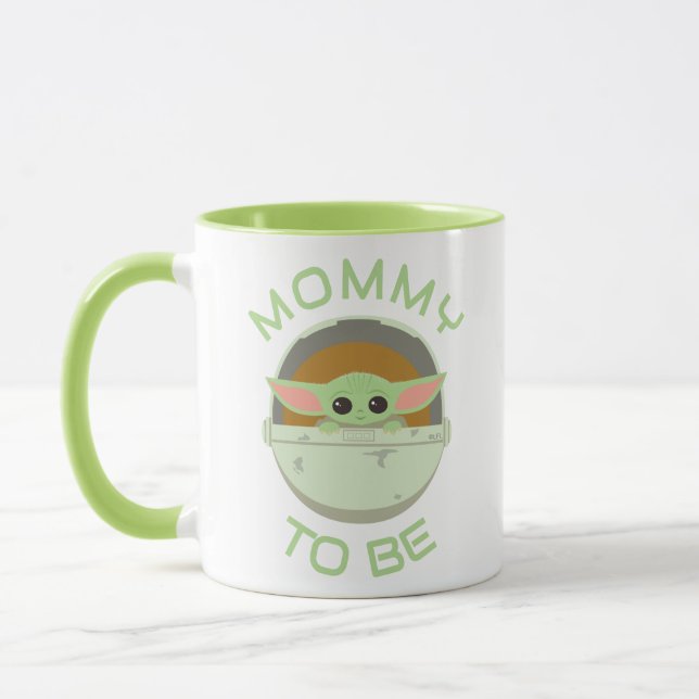 The Child Cute Bassinet Artwork | Mommy To Be Mug (Left)