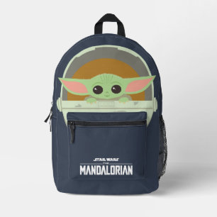 The Child Cute Bassinet Artwork Printed Backpack