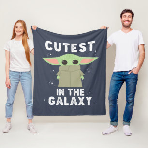 The Child   Cutest in the Galaxy Fleece Blanket
