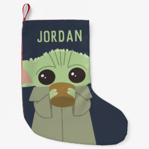 The Child   Holding Cup Small Christmas Stocking