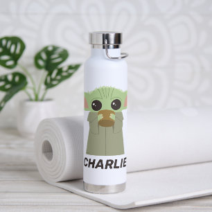 The Child Holding Cup Water Bottle