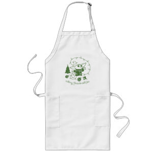 The Child   Merry Force be with You - Green Long Apron