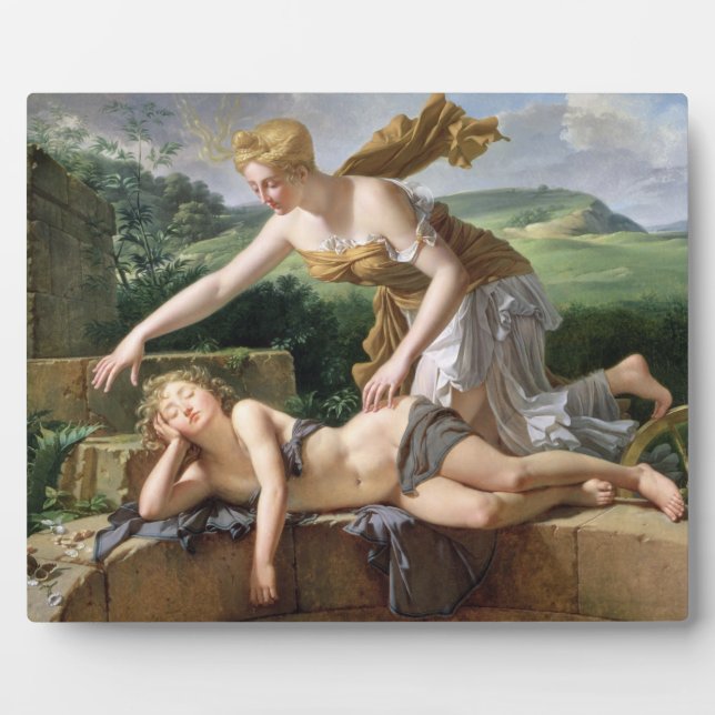 The Child of Fortune, 1801 (oil on canvas) Plaque (Front)