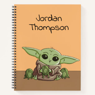 The Child Playing With Frogs Sketch Art Notebook