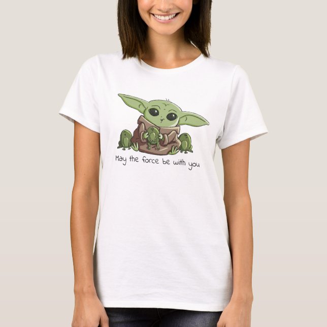 The Child Playing With Frogs Sketch Art T-Shirt (Front)