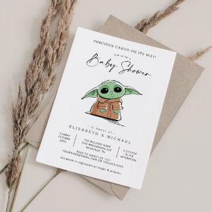 The Child   Simple Baby Shower Invitation