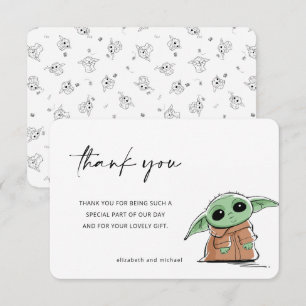 The Child   Simple Baby Shower Thank You Invitatio Invitation