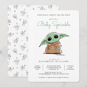 The Child   Simple Baby Sprinkle Invitation