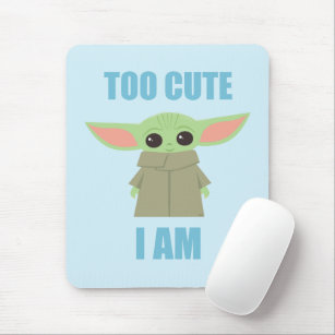 Cute baby yoda' Mouse Pad