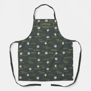 The Child   Unknown Species Green Pattern Apron