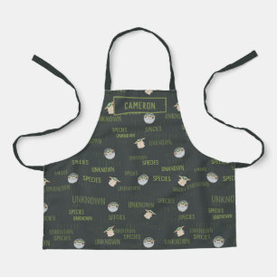 The Child   Unknown Species Green Pattern Apron