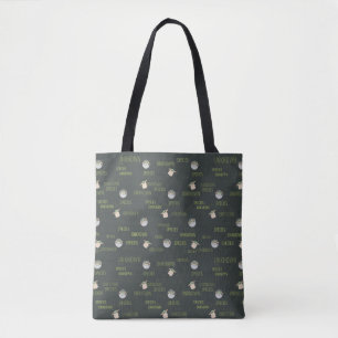 The Child Unknown Species Green Pattern Tote Bag