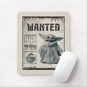 The Child   Wanted Poster Mouse Pad