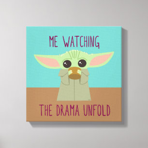 The Child - Watching The Drama Unfold Canvas Print