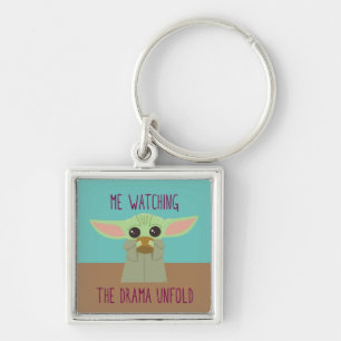 The Child - Watching The Drama Unfold Keychain