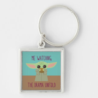 The Child - Watching The Drama Unfold Keychain