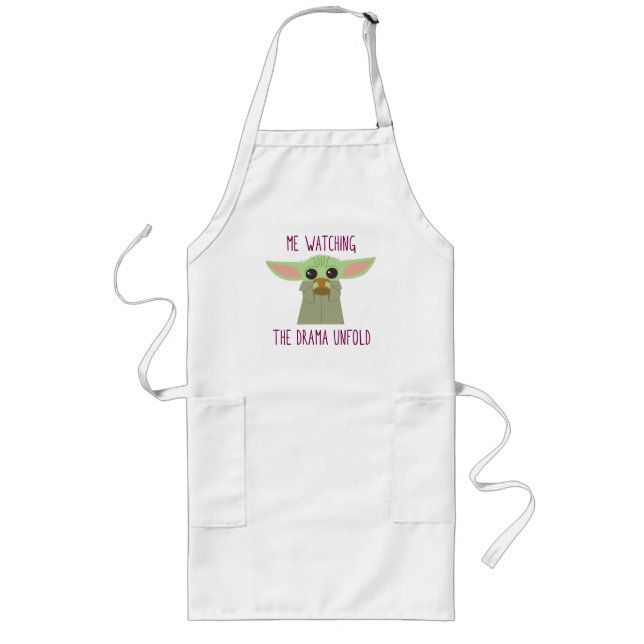 The Child - Watching The Drama Unfold Long Apron (Front)