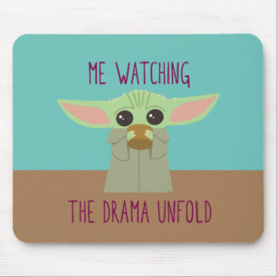 The Child - Watching The Drama Unfold Mouse Pad