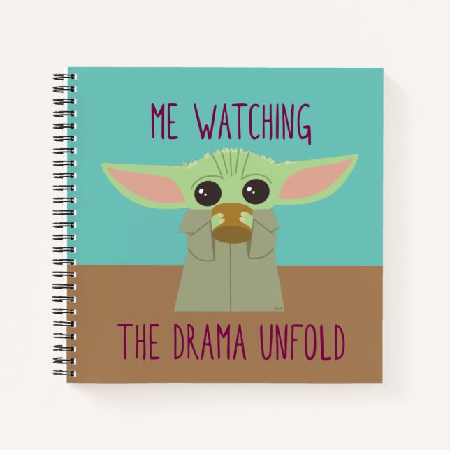 The Child - Watching The Drama Unfold Notebook (Front)