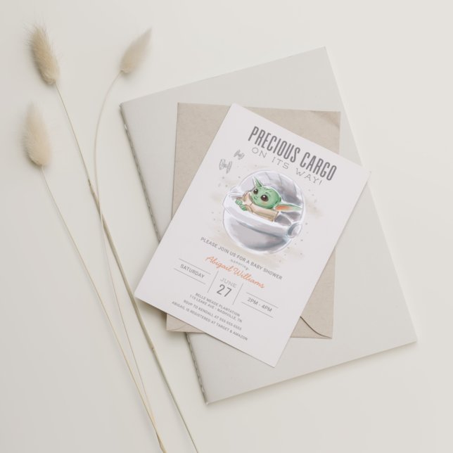 The Child | Watercolor Baby Shower Invitation (Creator Uploaded)