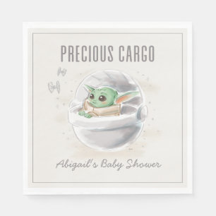 The Child   Watercolor Shower Napkin