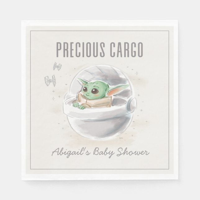 The Child | Watercolor Shower Napkin (Front)