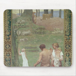 The Childhood of St. Genevieve Mouse Pad