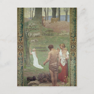 The Childhood of St. Genevieve Postcard