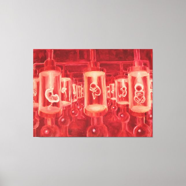 The children factory canvas print (Front)