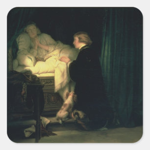The Children of King Edward IV of England, 1852 Square Sticker