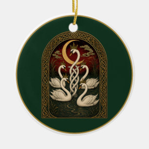 The Children of Lir Ceramic Ornament