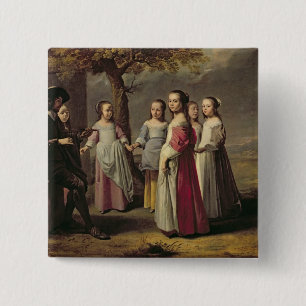 The Children's Dance 2 Inch Square Button