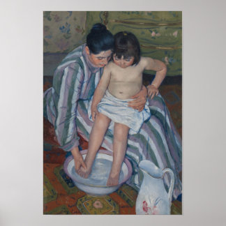 The Child's Bath by Mary Cassatt - Poster