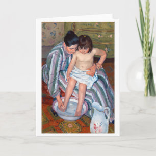 The Child's Bath, Mary Cassatt Card