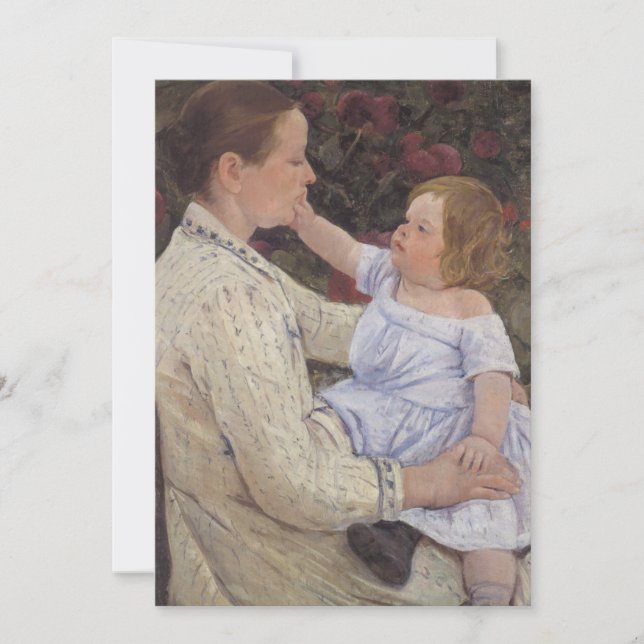 The Child's Caress | Mary Cassatt  (Front)