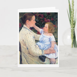The Child's Caress, Mary Cassatt Card