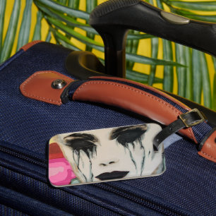 ‘The Chill’ Painting on a Luggage Tag